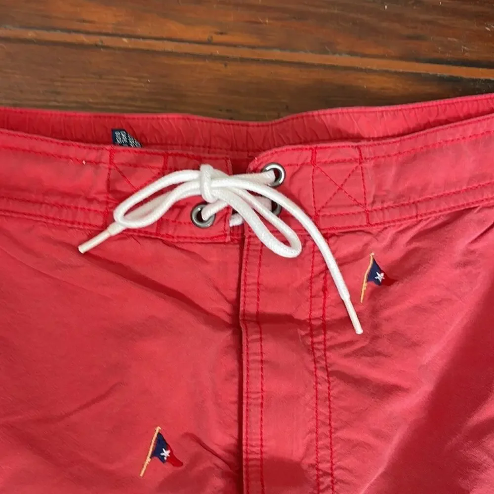Polo Ralph Lauren flag embroidered swim trunks sz XL